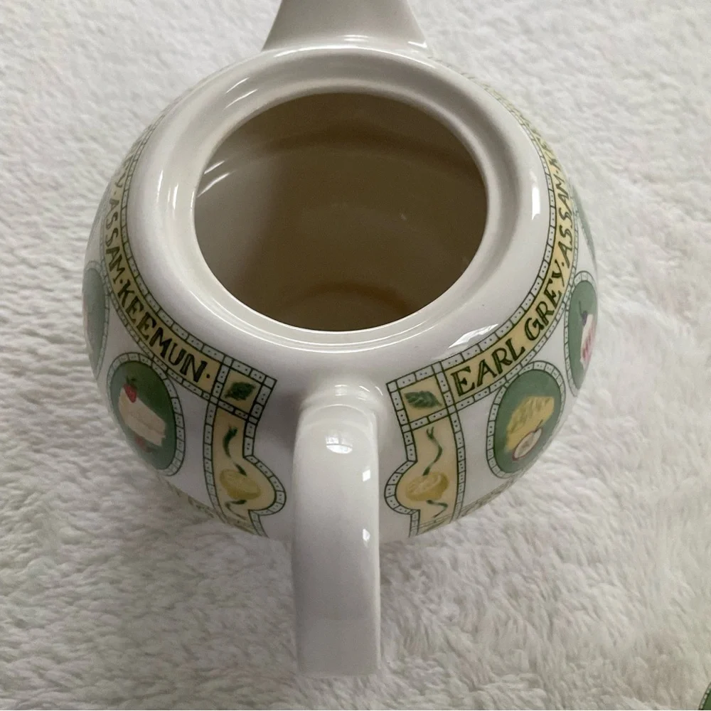 Arthur Wood England Small Teapot Earl Grey Assam Tea Motif Vintage